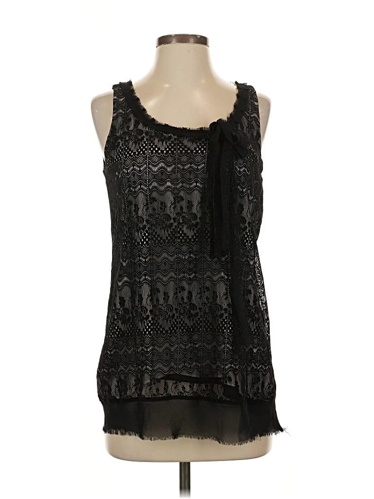 Pre-owned Cabi Sleeveless Blouse In Black