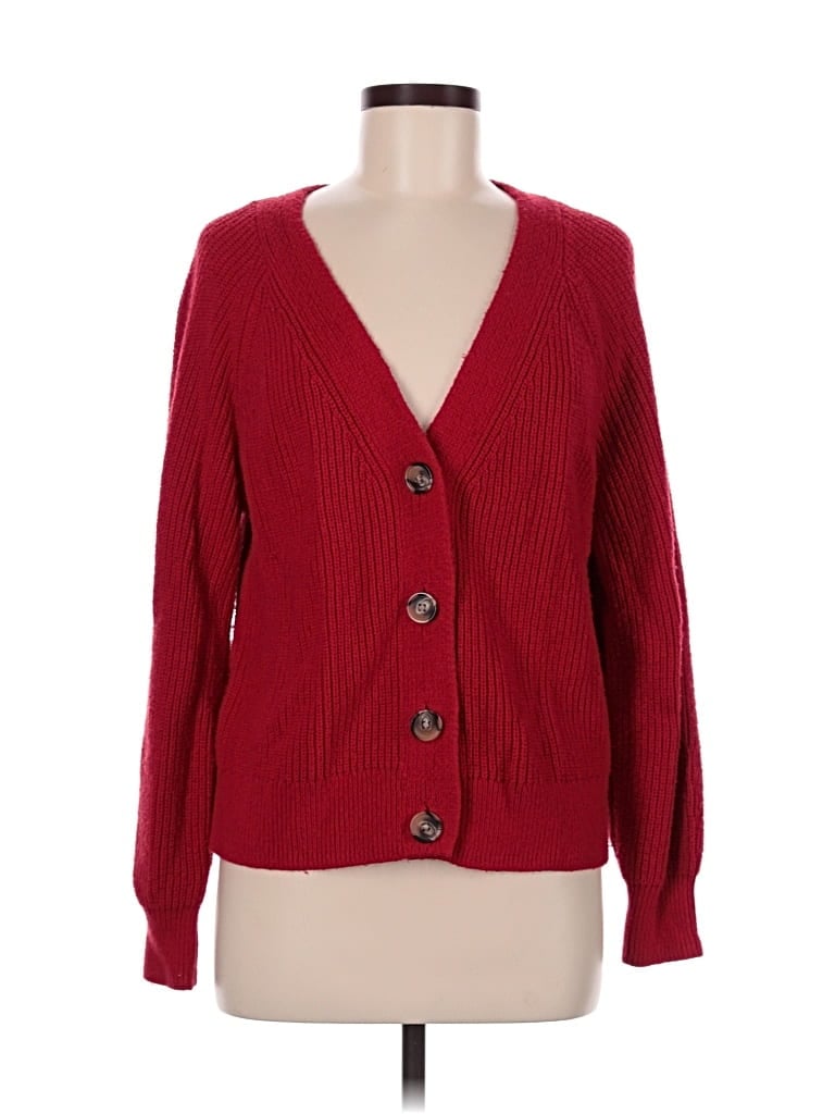 Pre-owned Old Navy Cardigan Sweater In Red