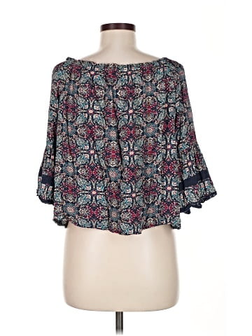 Solitaire 3/4 Sleeve Blouse (view 2)