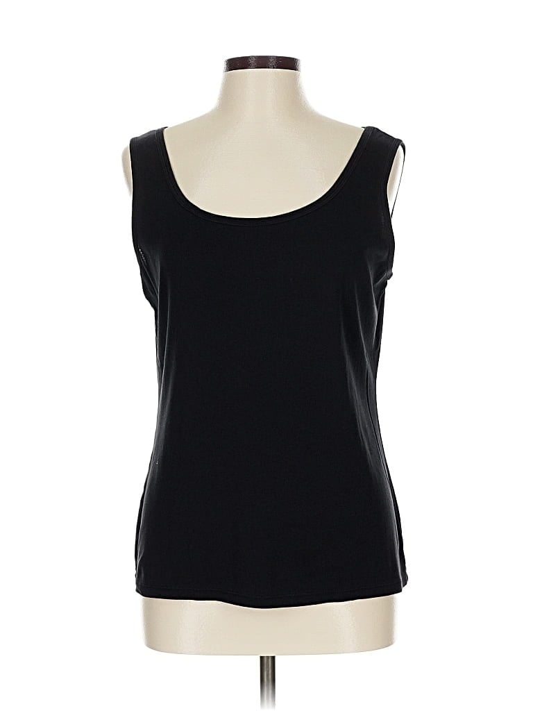 Pre-owned Talbots Tank Top Black Strapless Neckline Tops