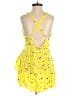 Free People 100% Rayon Yellow Romper Size 2 - photo 2