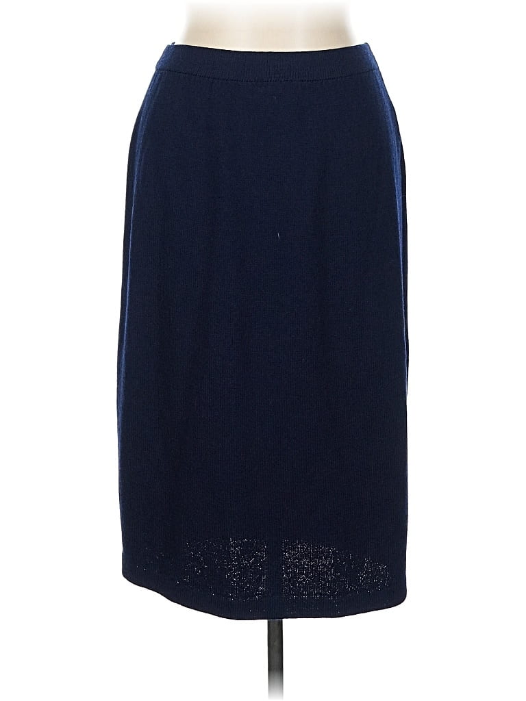 Pre-owned St. John Collection By Marie Gray Casual Skirt In Blue