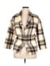 La Petite Française Plaid Ivory Blazer Size 34 waist - photo 1
