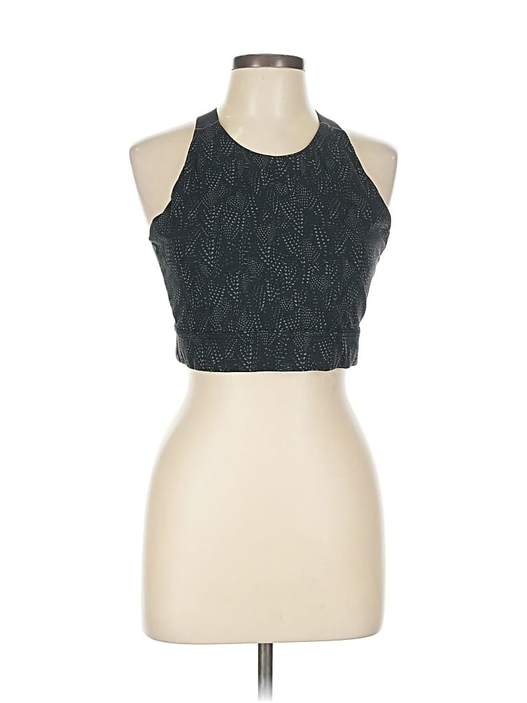 Pre-owned Varley Tank Top Black Halter Neckline Tops