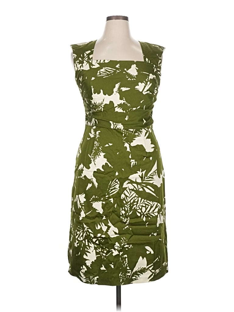 Pre-owned Donna Ricco Casual Dress In Green