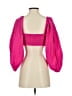 L Space Pink 3/4 Sleeve Blouse Size XS - photo 2