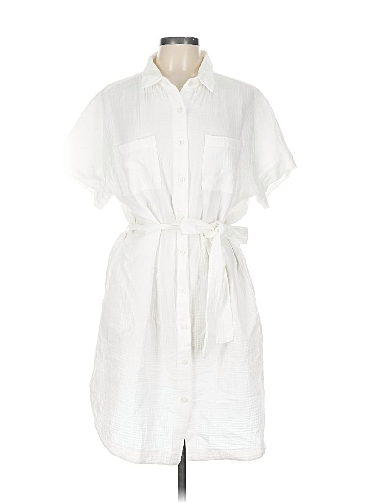 Pre-owned Weatherproof Casual Dress In White