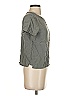 Alphatauri Green Gray Short Sleeve Top Size S - photo 4