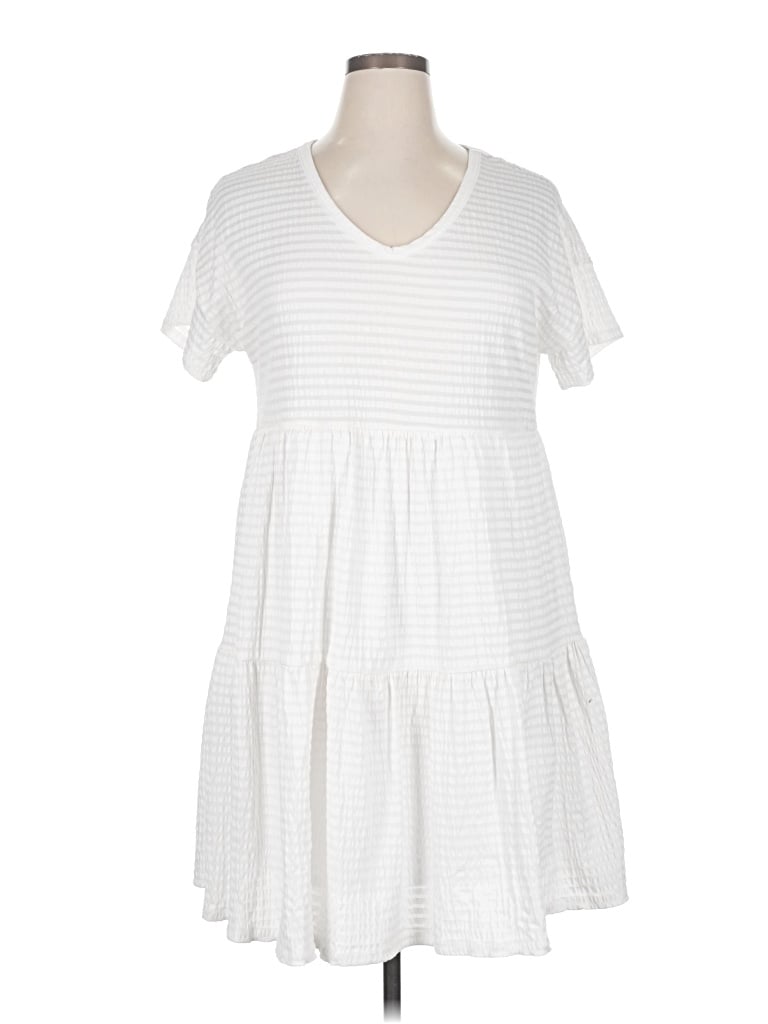 Pre-owned White Birch Casual Dress In White