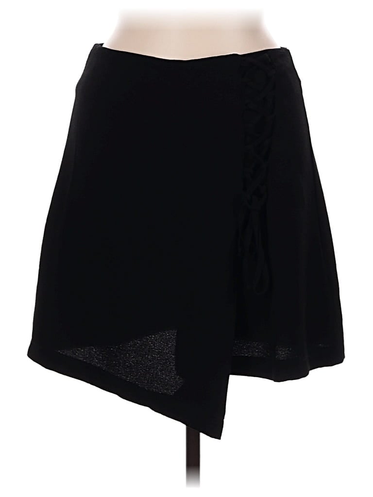 Pre-owned Lush Casual Skirt In Black