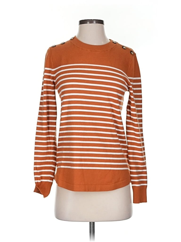 Pre-owned Staccato Pullover Sweater In Orange