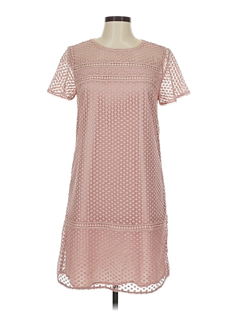 Pre-owned Ann Taylor Casual Dress In Pink