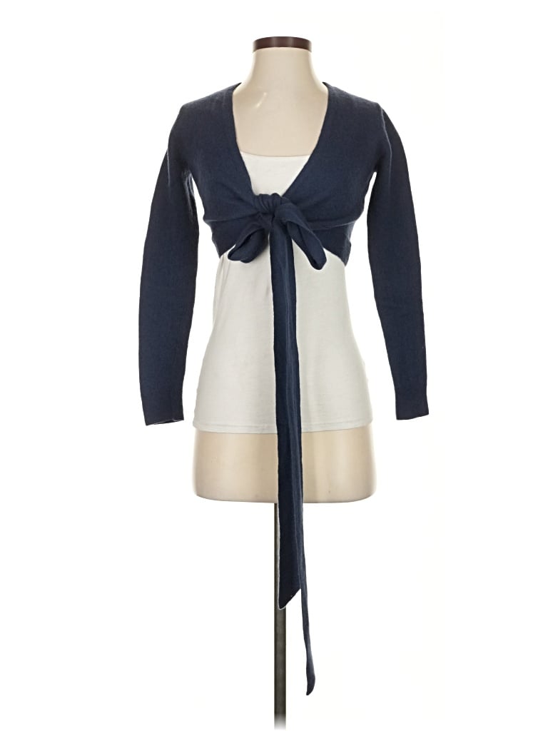 Pre-owned Hill House Wool Cardigan Sweater In Blue