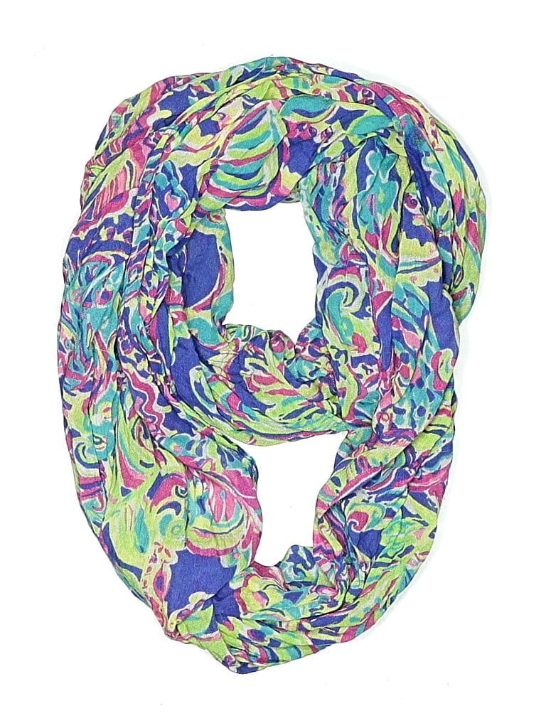 Pre-owned Lilly Pulitzer Scarf In Blue