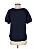 Adrienne Vittadini Blue Short Sleeve Blouse Size M - photo 2