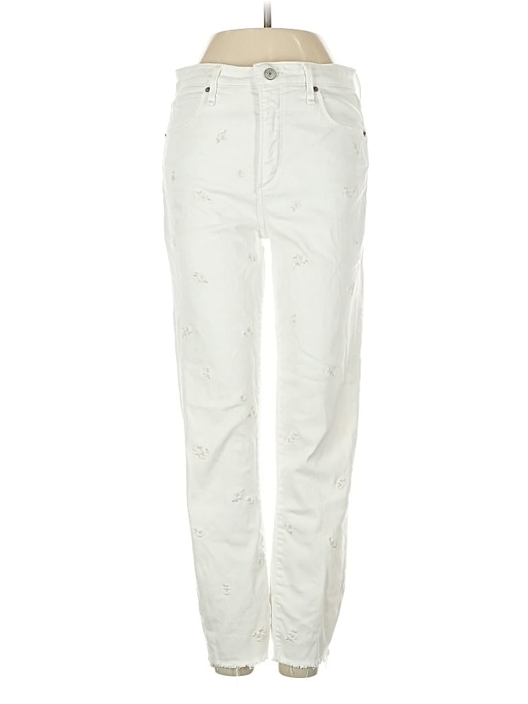 Pre-owned Abercrombie & Fitch Jeans In White