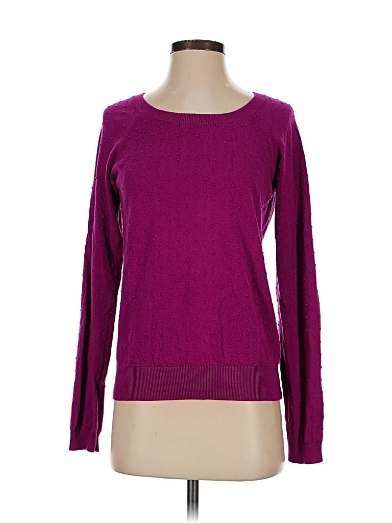Pre-owned Banana Republic Pullover Sweater In Purple
