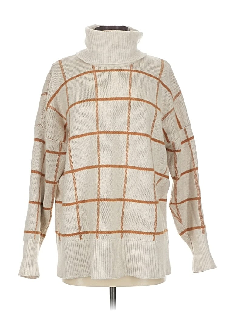 Pre-owned Madewell Turtleneck Sweater In Brown