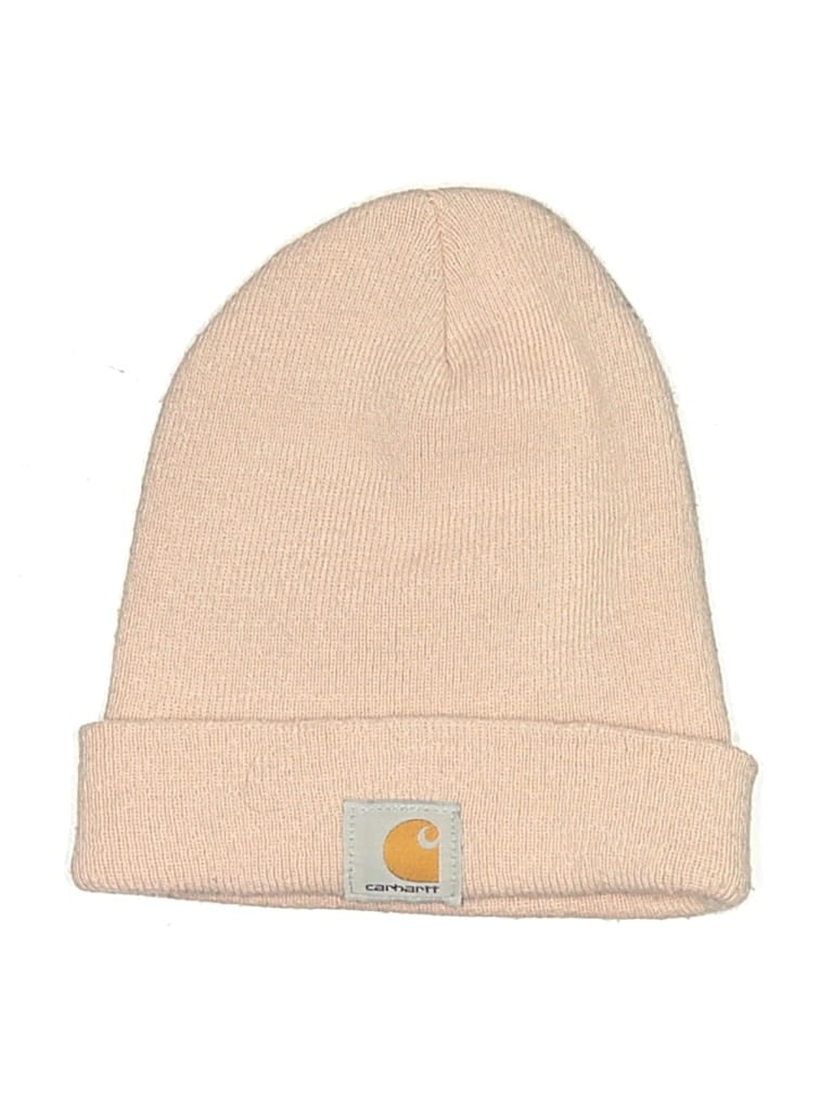 Pre-owned Carhartt Beanie Hat In Pink