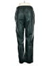 Ann Taylor 100% Polyester Solid Green Faux Leather Pants Size M - photo 2
