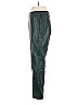 Ann Taylor 100% Polyester Solid Green Faux Leather Pants Size M - photo 5
