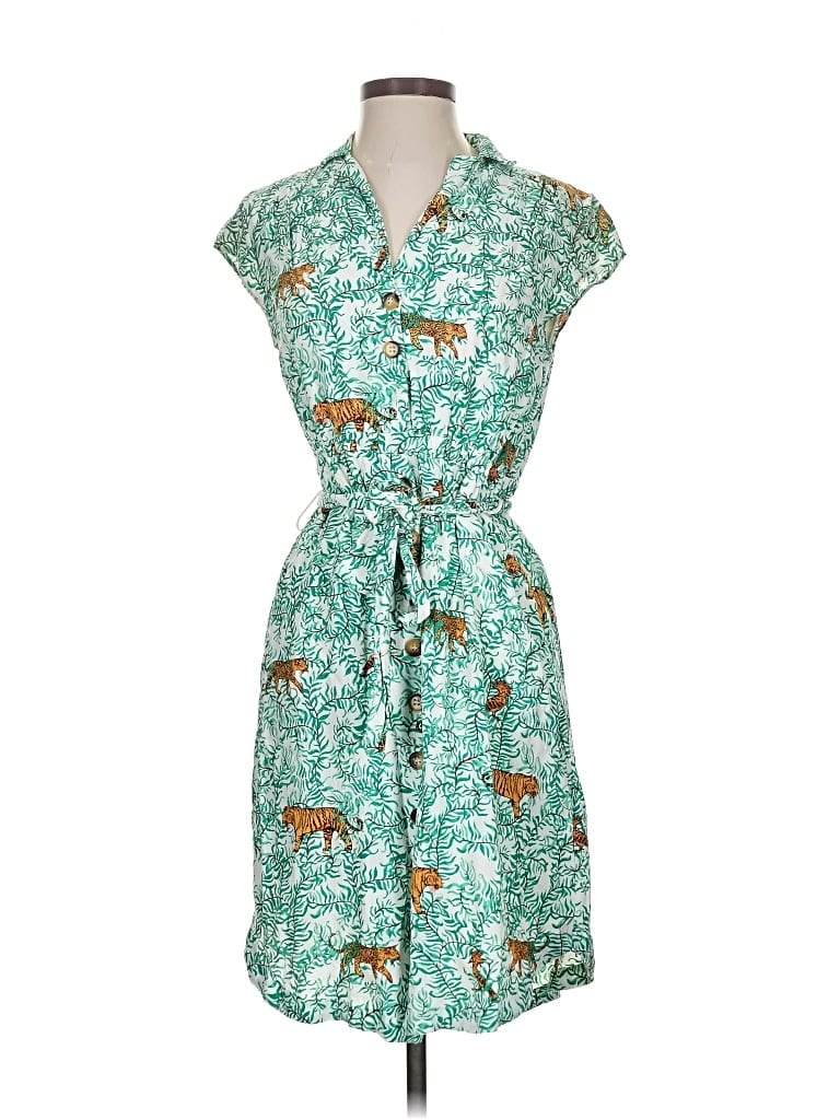 Pre-owned Maeve By Anthropologie Casual Dress In Blue