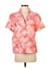 Escada Pink Short Sleeve Blouse Size M - photo 1