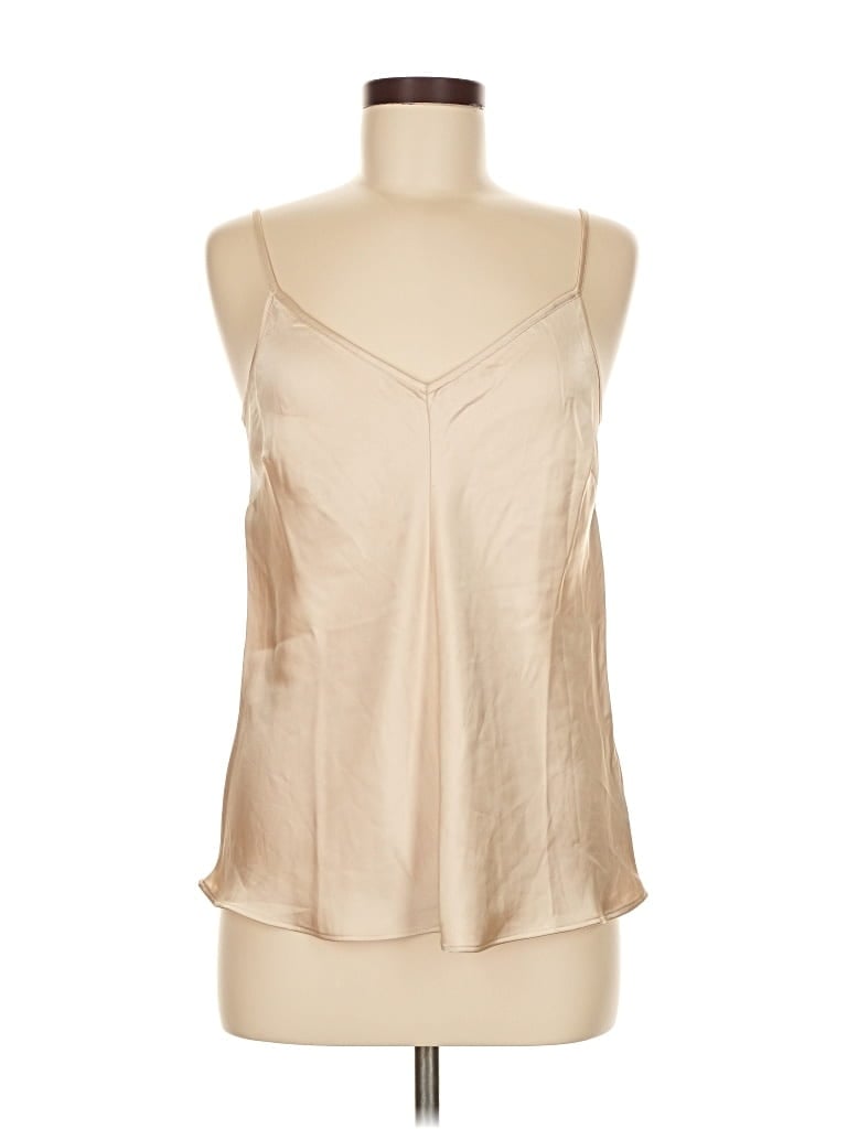 H&M Pre-owned Sleeveless Blouse In Brown