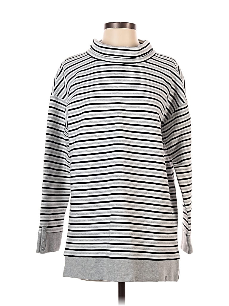 T By Talbots Turtleneck Sweater In Gray