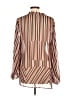 CAbi 100% Polyester Stripes Orange Long Sleeve Blouse Size L - photo 2