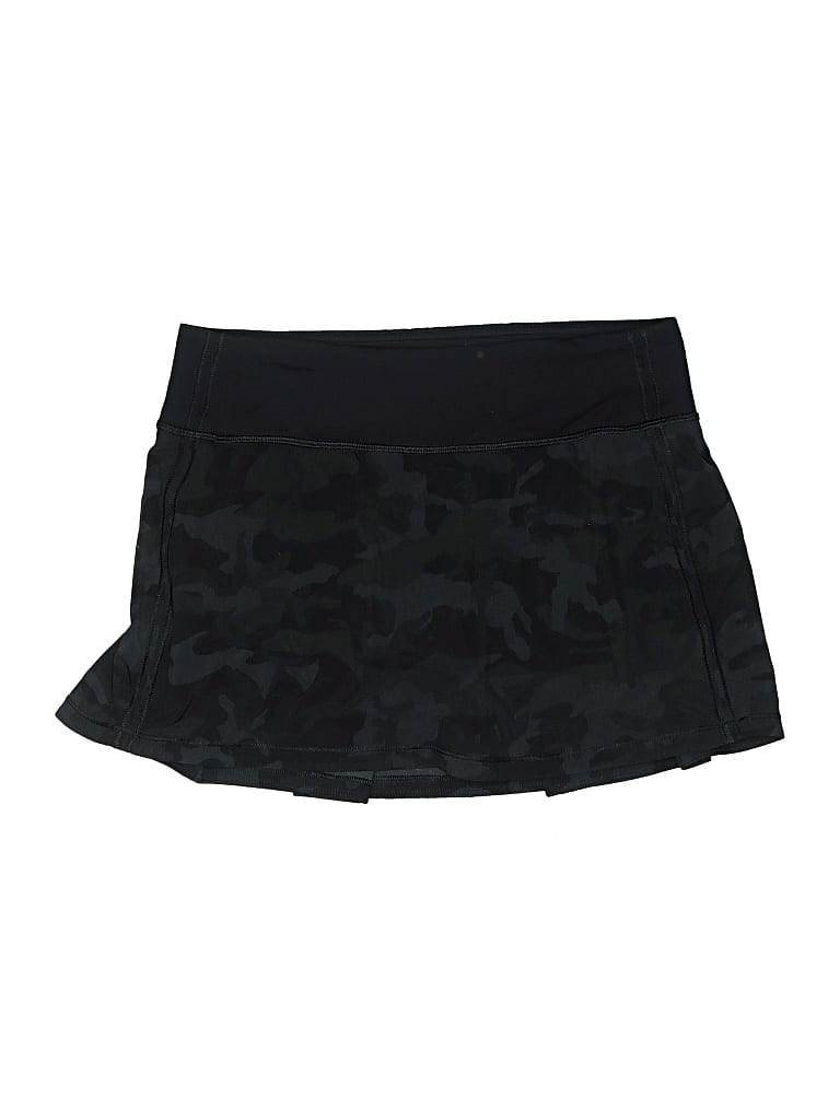 Pre-owned Lululemon Athletica Active Skort In Black