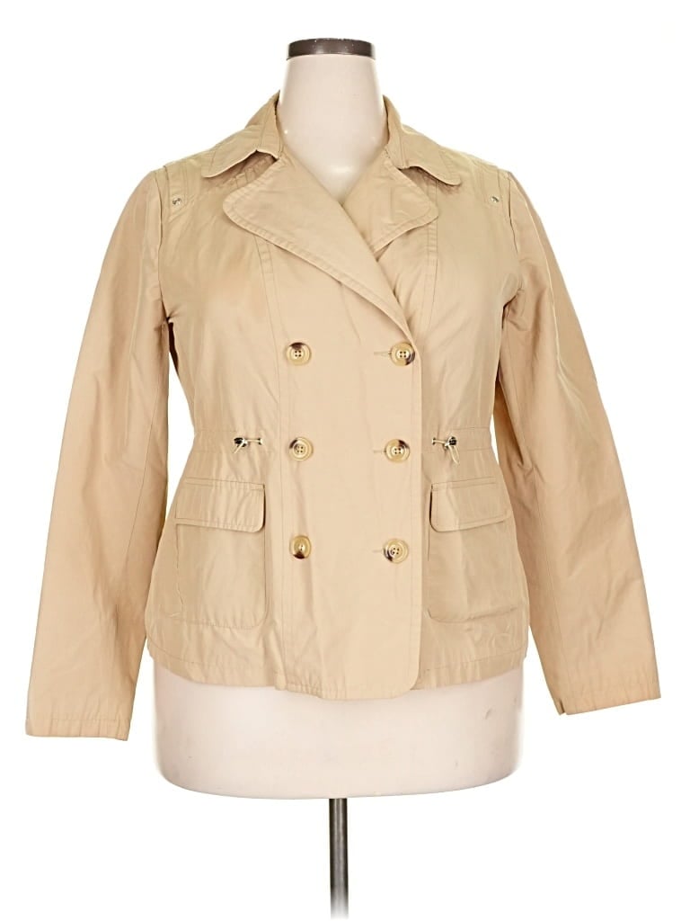 Pre-owned Merona Jacket In Brown