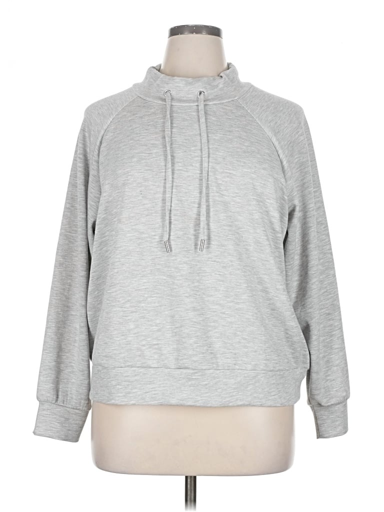 Pre-owned Scoop Sweatshirt In Gray