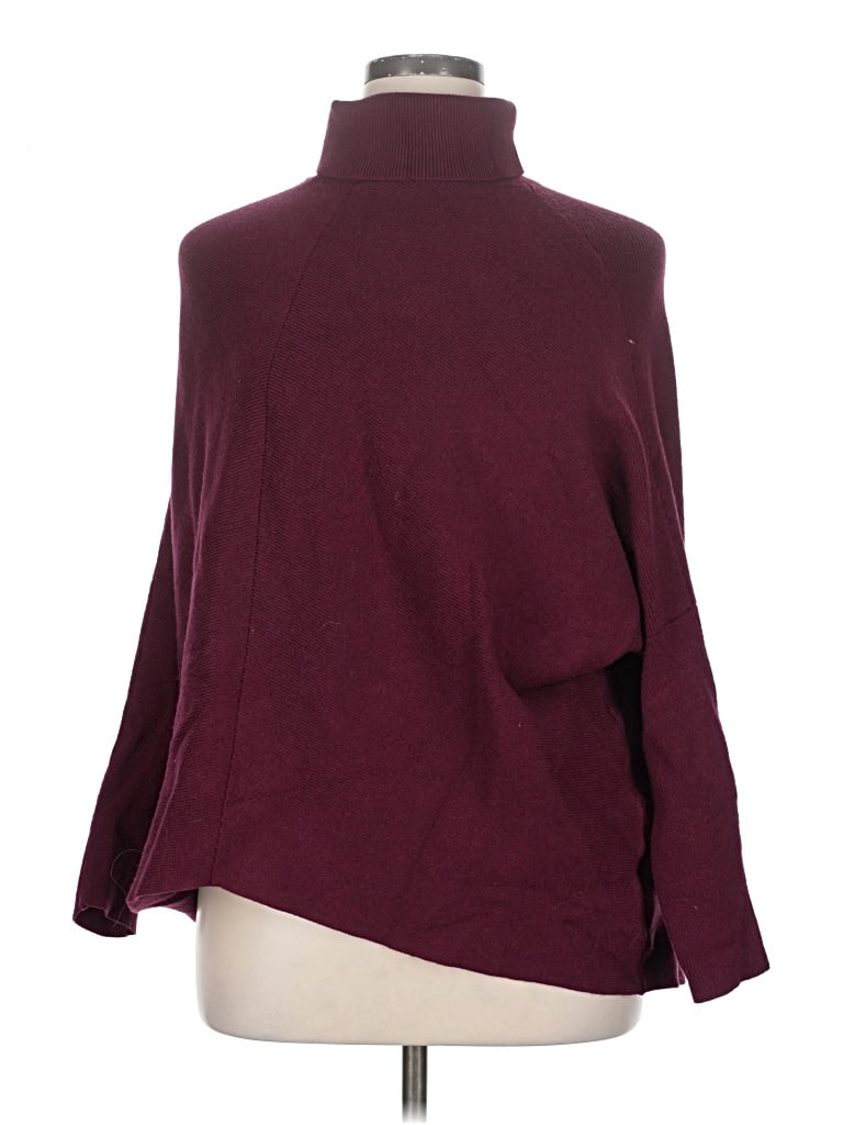 Pre-owned Anrabess Turtleneck Sweater In Burgundy