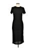PrettyLittleThing Solid Black Casual Dress Size 10 - photo 1