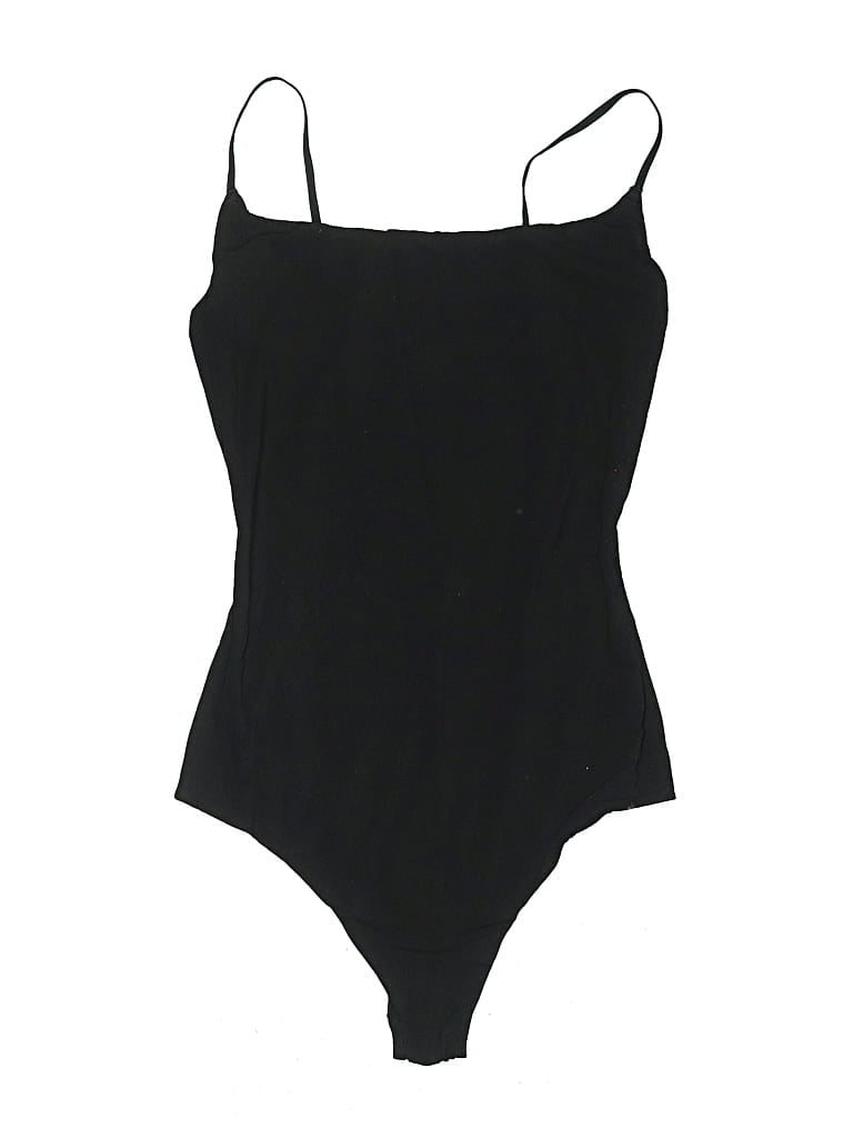 Pre-owned Quince Bodysuit In Black
