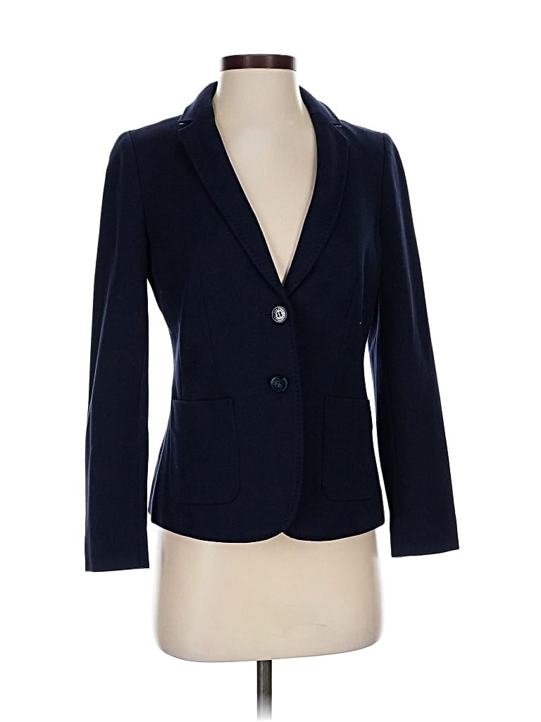 Pre-owned Talbots Blazer Jacket In Blue