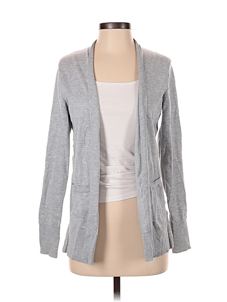 Pre-owned Time And Tru Cardigan Sweater In Gray