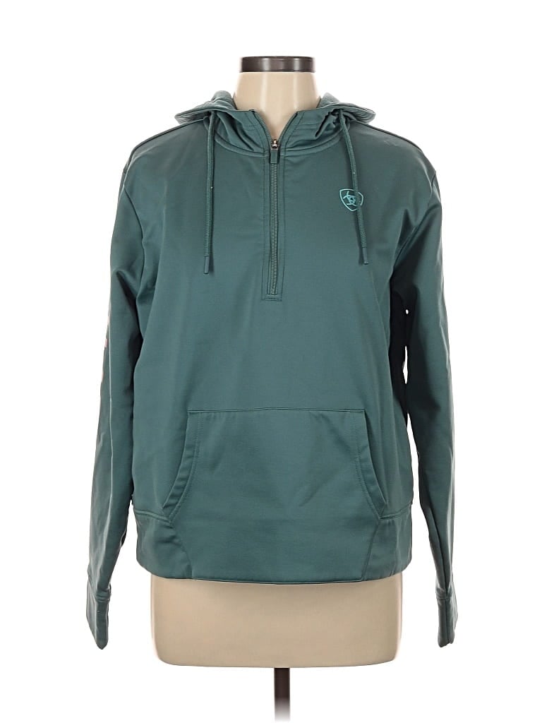 Pre-owned Ariat Windbreaker Jacket In Blue