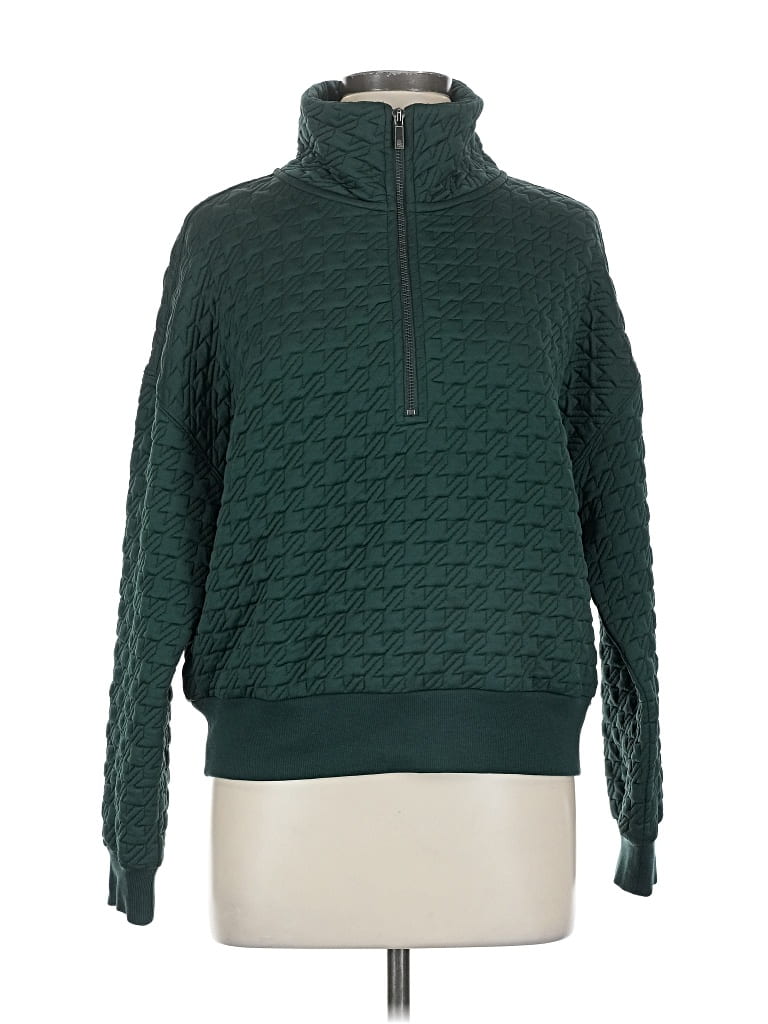Pre-owned Lou & Grey Pullover Sweater In Green
