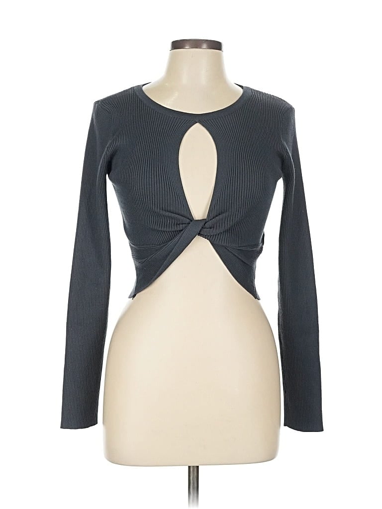 Pre-owned Dreamers By Debut Cardigan Sweater In Gray