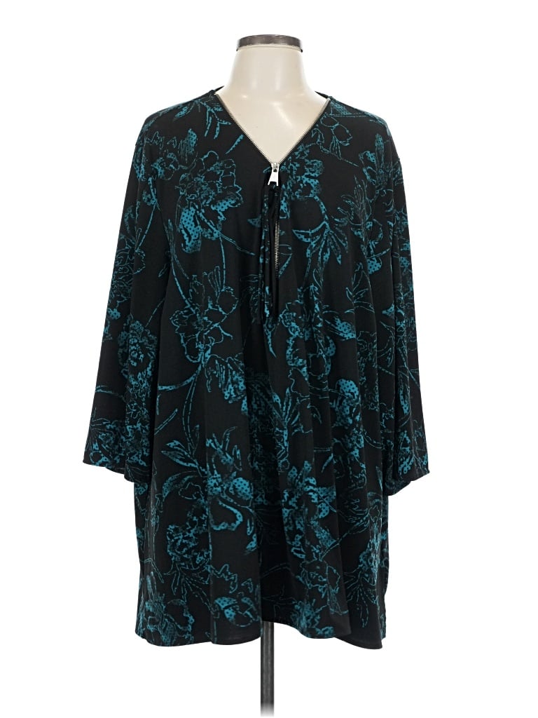 Pre-owned Avenue Kimono In Blue