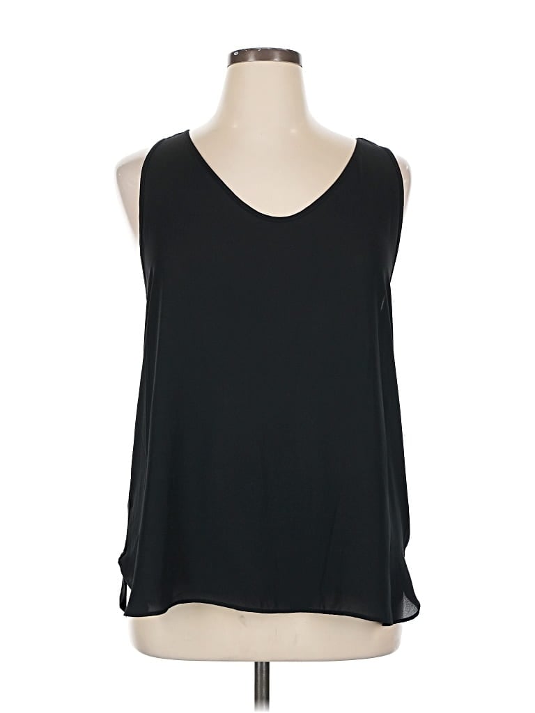 ANN TAYLOR LOFT OUTLET Pre-owned Sleeveless T-shirt In Black