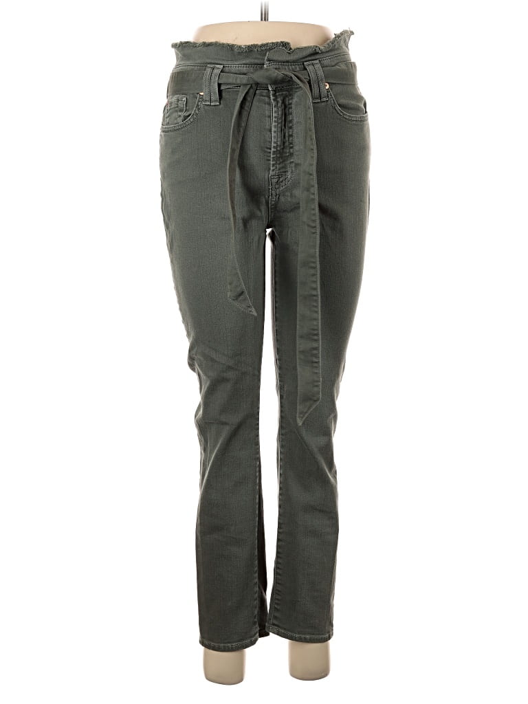 7 FOR ALL MANKIND Pre-owned Jeans In Green