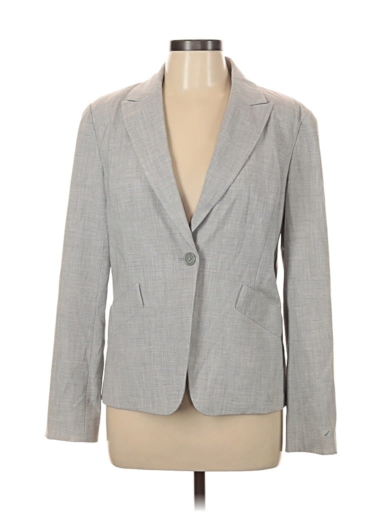 Pre-owned Worthington Blazer Jacket In Gray