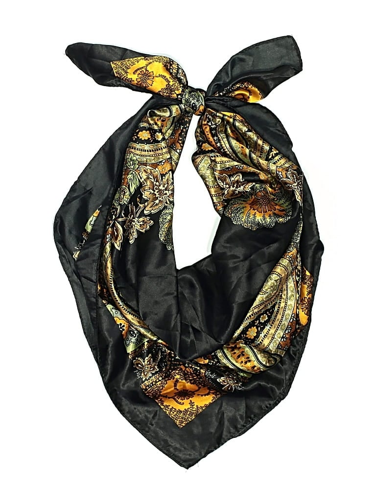 Pre-owned Unbranded Scarf In Black
