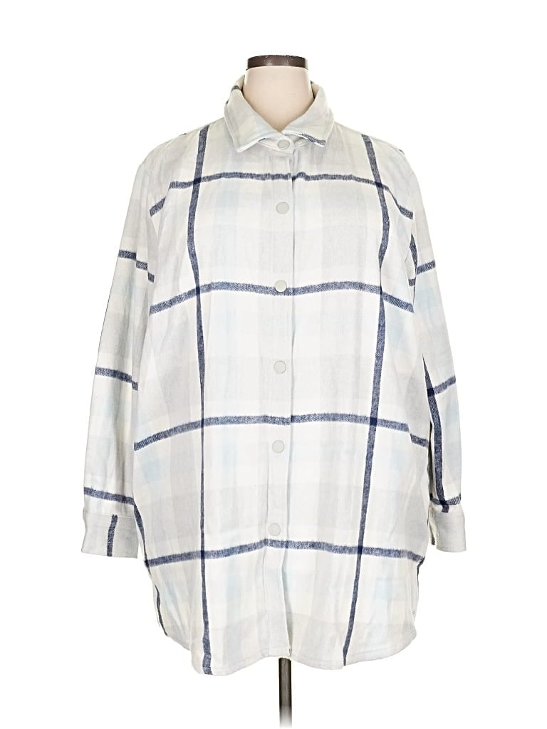 Pre-owned Eddie Bauer Jacket In White