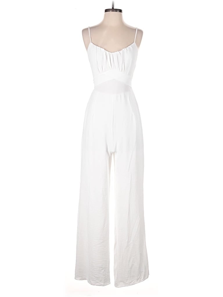 Pre-owned Dee Elly Jumpsuit In White