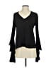 Bailey 44 100% Polyester Black Long Sleeve Blouse Size XS - photo 1