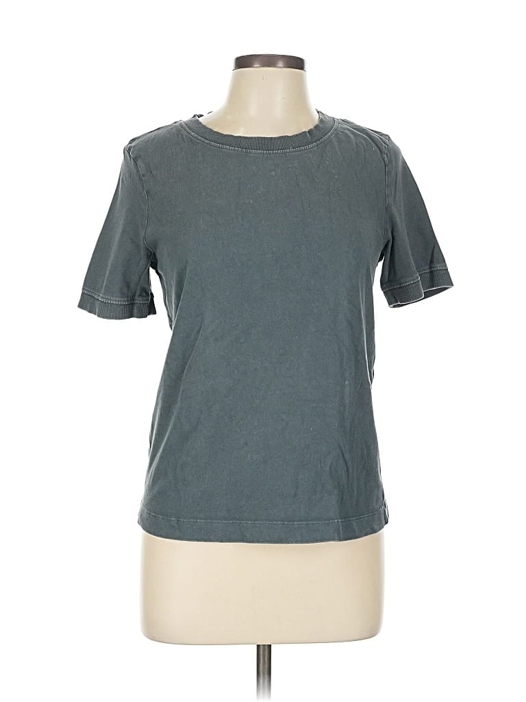 Pre-owned Zara Short Sleeve T-shirt In Gray